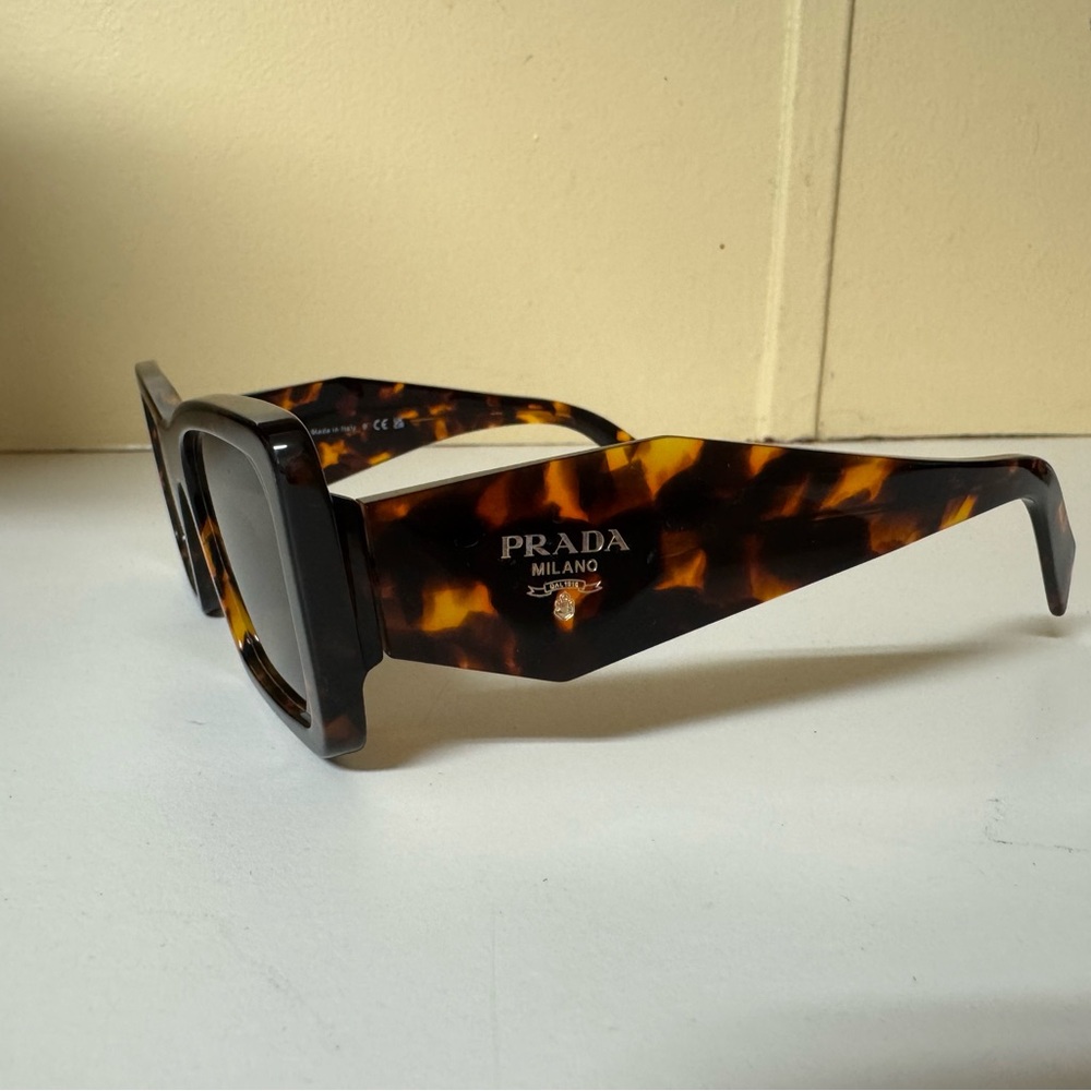 Prada Brown Tortoise Sunglasses 08YS